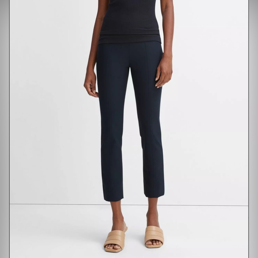 Vince Midnight Blue Seam Ponte Legging Size M - Picture 1 of 12
